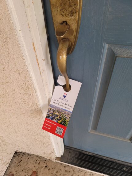 real-estate-door-hanger-on-the-door