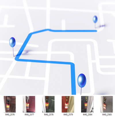 live-GPS-tracking-with-photo-verification-pictures-of-door-hangers-delivered