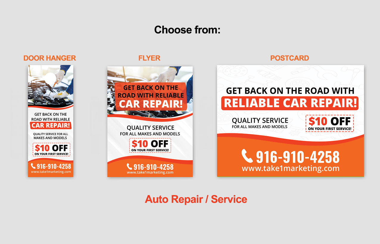 auto-repair-services-door-hanger-flyer-and-postcard-samples