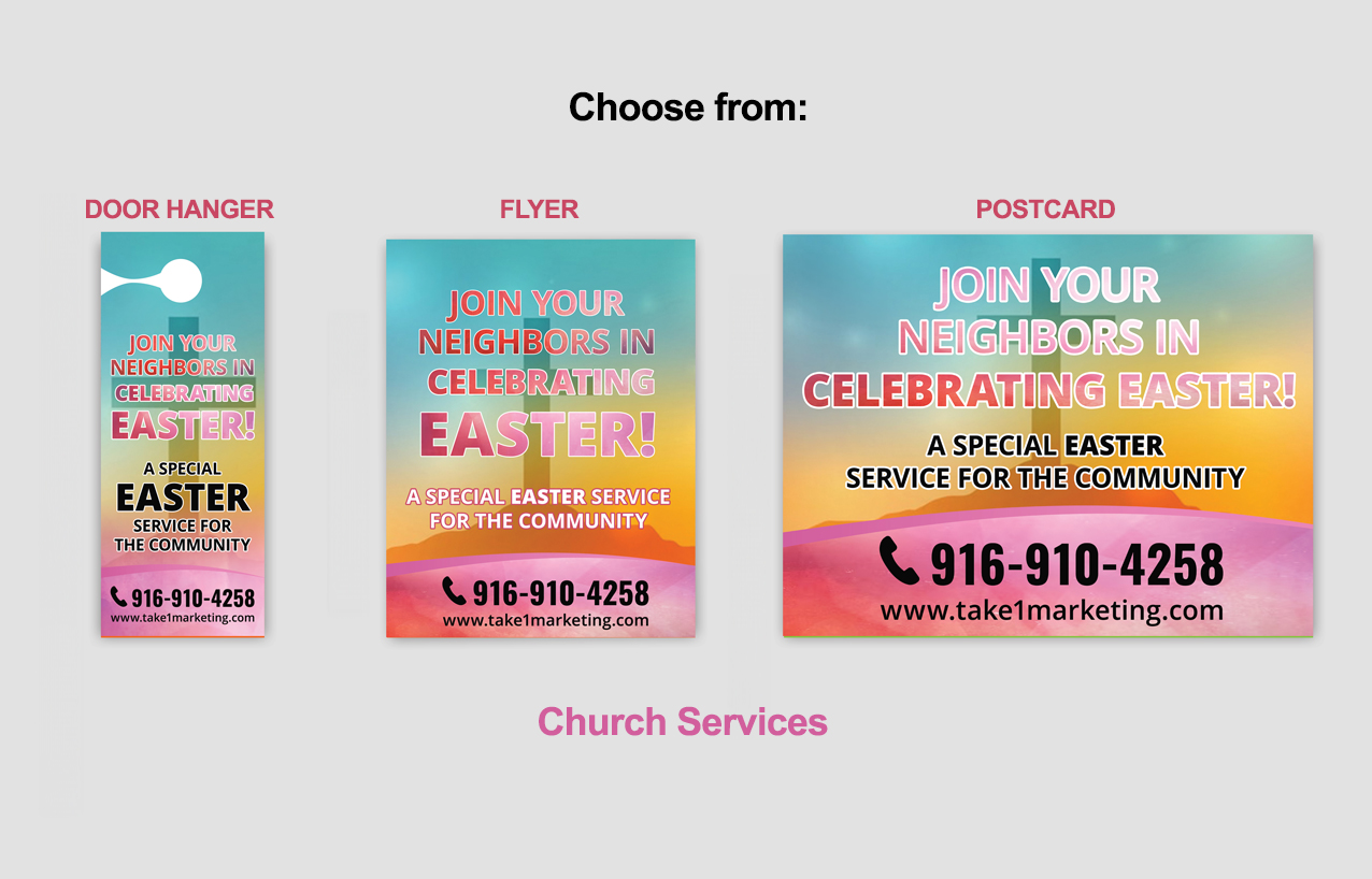 church-Easter-services-door-hanger-flyer-and-postcard-samples