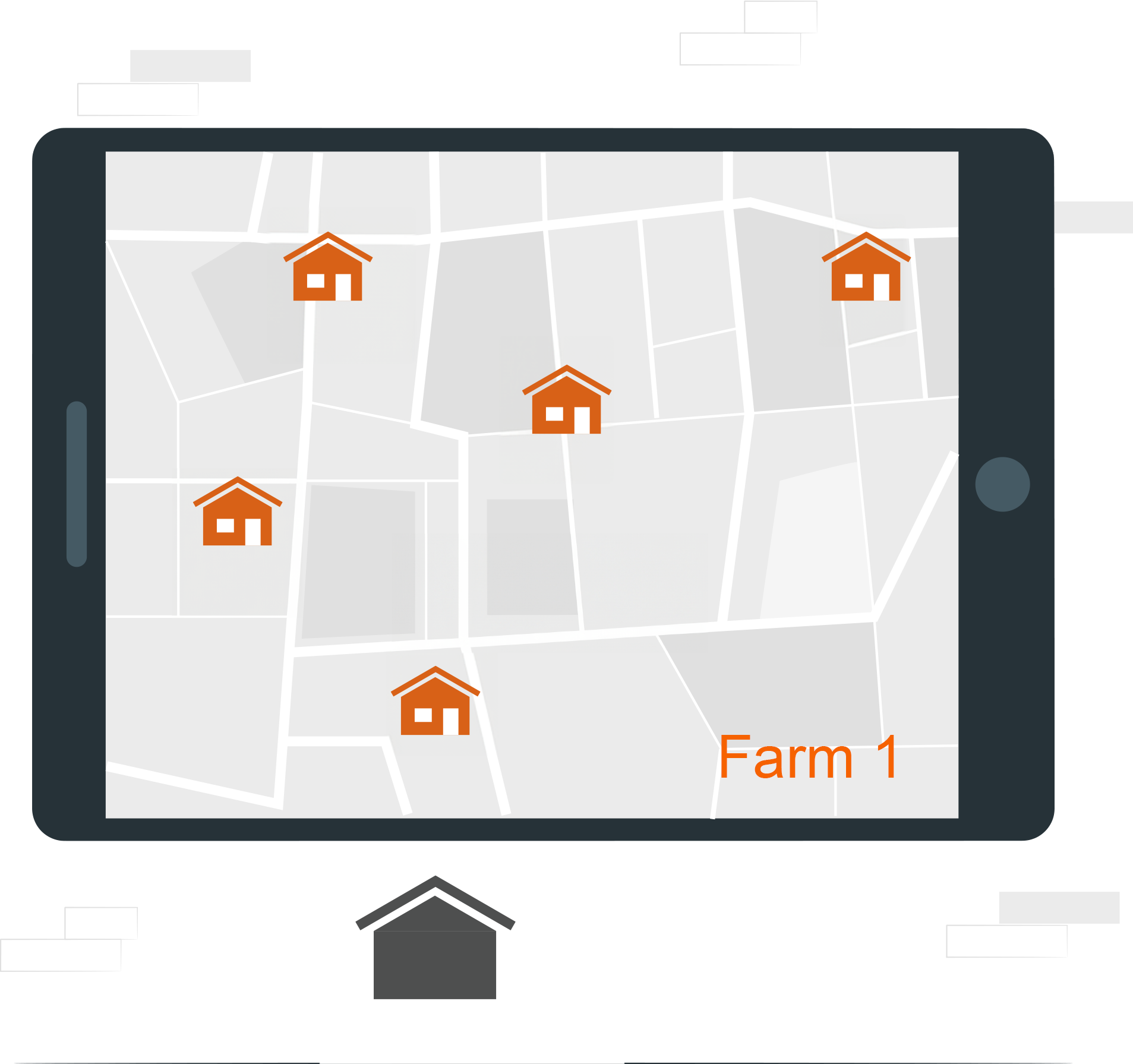 map-with-houses-showing-real-estate-agent's-farm-area